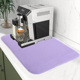 Kuber Industries 4-Pcs Purple & Red Non Slip Dish Drying Mats-image-80