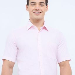 Raymond Men Checked Pure Cotton Cutaway Collar Formal Shirt-image-20