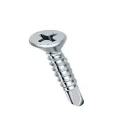 Shark Carbon Steel Self Drill Screw C.S.K. Phillips Head Size 6x25 mm (Pack of 1000)-image-4