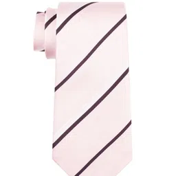 The Tie Hub Men Striped Silk Broad Tie-image-33