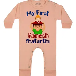 Arvesa My First Ganpati Printed Bodysuit-picture-29