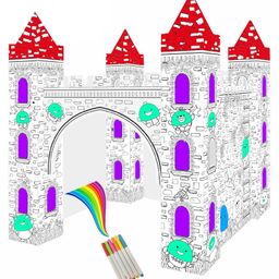 Eazy Kids DIY Doodle Erasable Painting Castle - Multicolour-27
