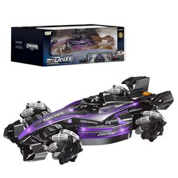 AKN TOYS F1 Sports Rc Formula 2.4 G Electric Remote Control Racing Drift Car Stunt Spraying Smoke Cars for Children's Gift- Pack of 1 Color May Vary-11