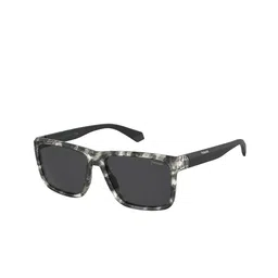 Polaroid Men UV Protected Lens Full Rim Rectangle Sunglasses-14