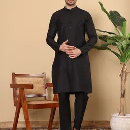 MULTI SHADES Men Regular Kurta with Pyjamas-picture-9