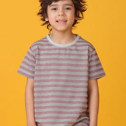 Anthrilo Boys Striped Pockets T-shirt-55