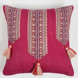 Art Avenue Pink & Cream-Coloured Geometric Square Cushion Covers-picture-6