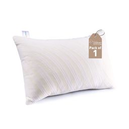 MYTRIDENT White & Yellow Fibre Filled Polyester Sleep Pillow-54