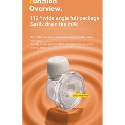 zikku AHC Hands-Free Wearable Breast Pump for Breastfeeding Mothers with Adjustable Suction Levels, Compact & Quiet Design, Comes with Touchpanel, 4 Modes, and 9 Suction Adjustments. image 5