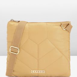 Caprese CLARA Self Design Sling Bag with Quilted Detail-46