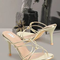 Elle Women's Gold Casual Stilettos-image-85