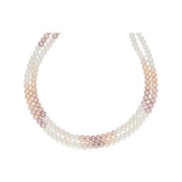 Sri Jagdamba Pearls 2 Line Multicolored Alloy Necklace Set image 3