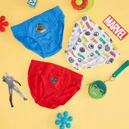 Pantaloons Junior Boys Pack Of 3 Cotton Basic Briefs-25