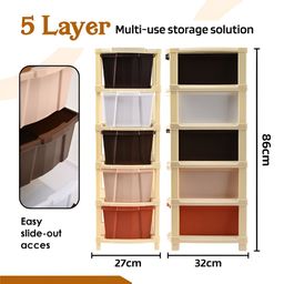 Myntra Elegant Homes Brown Set of 1 Regular Multi-Utility Organisers image 4