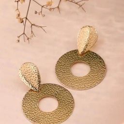 Priyaasi Gold Plated Contemporary Drop Earring-14