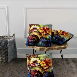 BIANCA Soft-Touch Digitally Printed Cushion Cover [Hidden Zipper On Side] -3pc 16 X16 set image 1