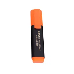 Kores Smoothline+ Highlighter Pen Orange Color (Pack of 10)-picture-13