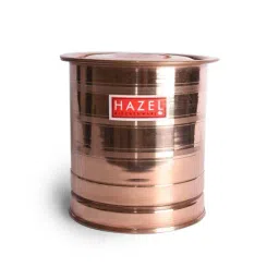 HAZEL Brown Copper Water Pawali Container - Set of 1 (12000 ML)-42