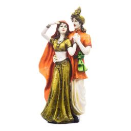 eCraftIndia Handicraft Showpiece Home Decor Rajasthani Man and Women Statue Decorative Gift-image-44