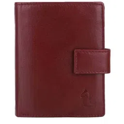 Kara Maroon Leather Bi Fold Wallet for Men-image-47