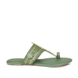 Inc.5 Women's Green Toe Ring Sandals-image-96