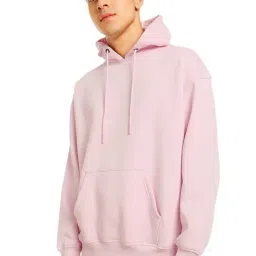 Bewakoof Pink Loose fit Hooded Sweatshirt-picture-18