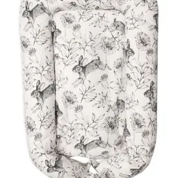 MiArcus Sweet Spring White & Grey Polyester 60 TC Baby Nesto Pad-image-2