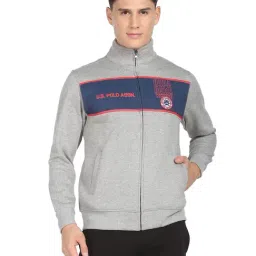 U.S. Polo Assn. Grey Cotton Regular Fit Printed Sweatshirt-picture-21