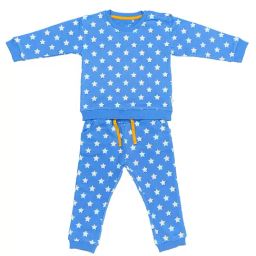 H by Hamleys Infants Boys Blue Printed Full Sleeves Sweatshirt with Joggers-image-3