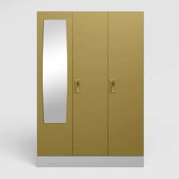 Godrej Interio Slimline Amber Green Matte Alloy Steel 3-Door Almirah-image-21