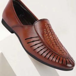 Fausto Men's Tan Casual Juttis-image-76