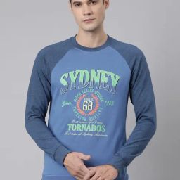Dixcy Scott Originals Blue Regular Fit Graphic Print Sweatshirt-image-48