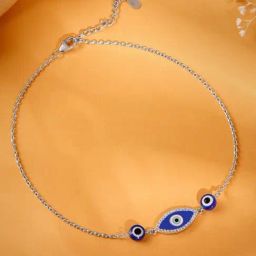 GIVA Silver Eternal Women's Nazariya Anklet-image-47