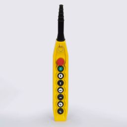 SRP PS-D6B Double Speed Pendant Station Hoist Crane Remote Control with Mechanical Interlock and Emergency Stop and Start (6+2) Button-16