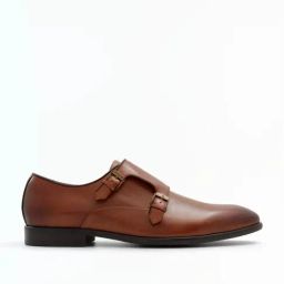 Aldo Men's Cognac Monk Shoes-image-43