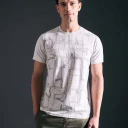Pepe Jeans Beige Slim Fit Printed Sports T-Shirt-picture-10