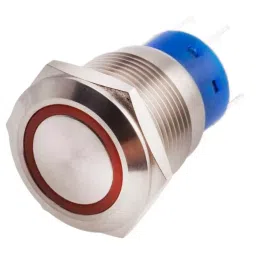RS PRO Push Button Switch Momentary Panel Mount 19.2 mm Cutout, 1113767-43