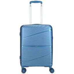 Skybags SKYLITE Dark Blue 8 Wheels Hard Cabin Trolley Bag 36-image-22
