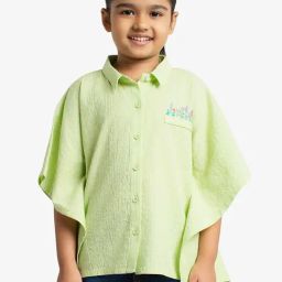 Ed-a-Mamma Green Cotton Regular Printed Top-image-89