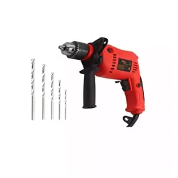 Hillgrove Electric Drill Machine with 5 Drill Bit Set HGPD1M2 700W 13 mm-17