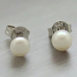 Sri Jagdamba Pearls 925 Silver Couture Stud Earrings-image-29
