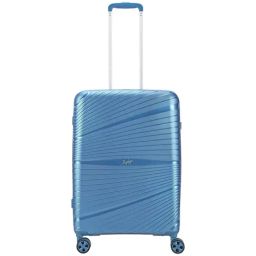 Skybags SKYLITE Dark Blue 8 Wheels Hard Cabin Trolley Bag 45-picture-43