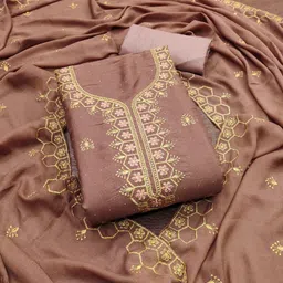 KALINI Embroidered Unstitched Dress Material-image-82