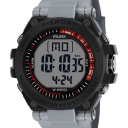 FELIZER Men Dial & Straps Digital Multi Function Watch LSKA-9053-Grey image 4
