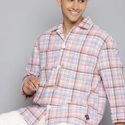 Aeropostale Pure Cotton Checked Casual Shirt-image-61