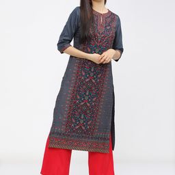 KETCH Women Ethnic Motifs Printed Kurta-picture-14