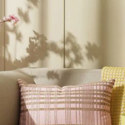 Pure Home and Living Pink Cotton Embroidery Cushion Covers-image-95