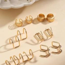 Priyaasi Gold Contemporary Stud Earring-34
