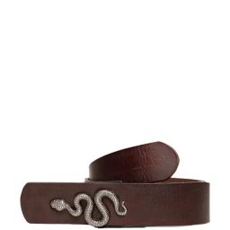 Art N Vintage Brown Leather Waist Belt For Men-image-76