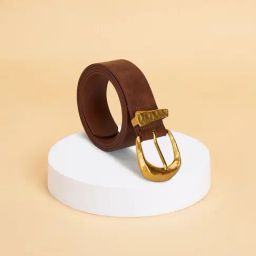 Forever Glam by Pantaloons Tan Fabric Waist Belt for Women-picture-40